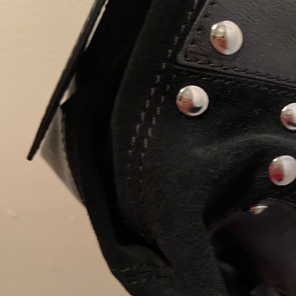 Zadig & Voltaire Black Shoulder Bag with Silver Accents - Picture 8 of 10